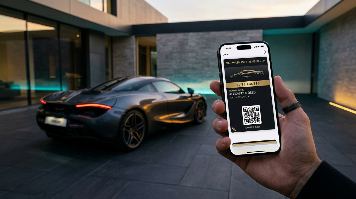 كيف ترفع ولاء عملاء مغسلتك بنسبة 200% عبر الباقات الذكية وبطاقات Apple Wallet؟